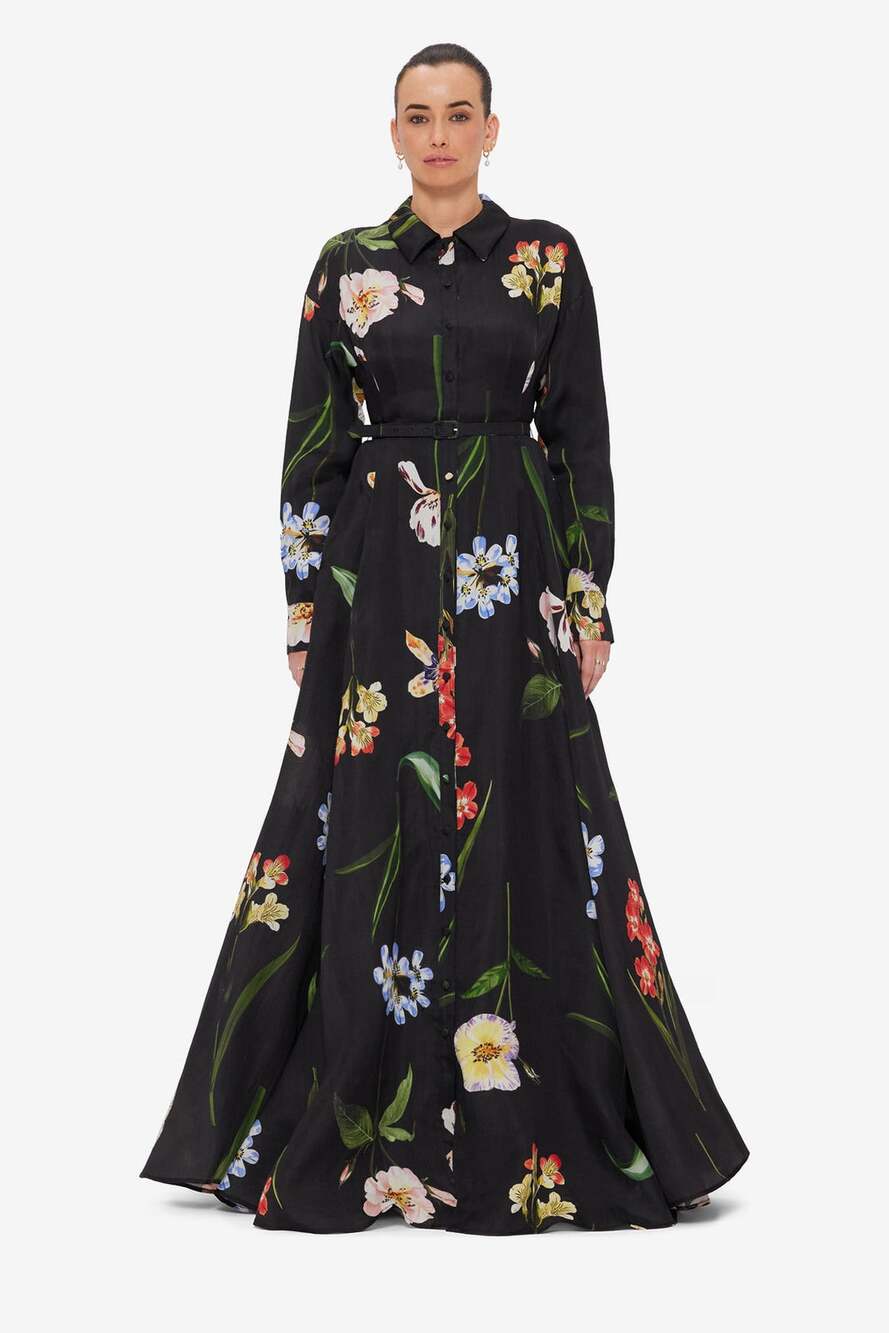 Leo Lin Josephine Silk Gown